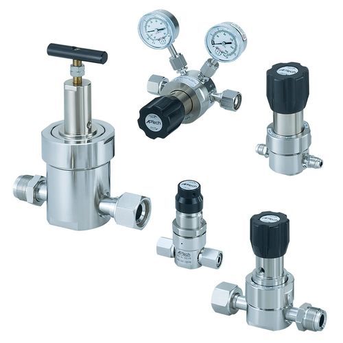 气体背压调节器 - AK - SMC PNEUMATIC - 二级 / 不锈钢 / 工业