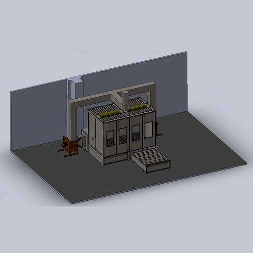 过滤式喷漆房 - Rainer Linz Oberflächentechnik gmbH - 封闭式 / 自动
