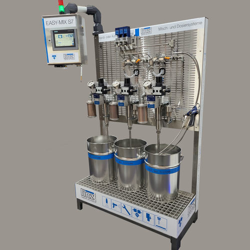 双组分配混料机 - Rainer Linz Oberflächentechnik gmbH - 胶 / 活塞 / 机械手