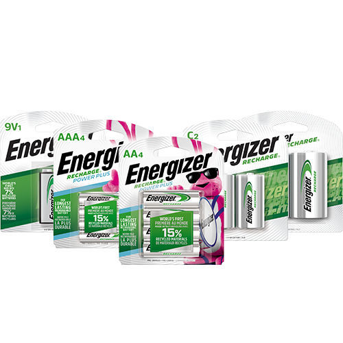 镍氢电池 - Recharge® - Energizer Holdings Inc. - AA型 / AAA型 / 9V
