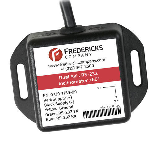 双轴测斜仪 - 0729-1759-99 - The Fredericks Company - RS-232 / 模拟 / MEMS