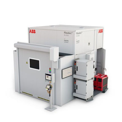 电弧焊机器人加工单元 - FlexArc Compact Cell - ABB Robotics/ABB - 送料 / 测量 / 用于装配流水线