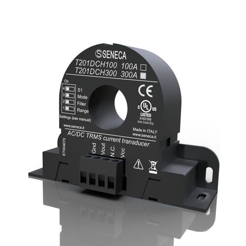 霍尔电流互感器 - T201DCH300  - SENECA | AUTOMATION INTERFACES - DIN导轨 / 直流 / 交流