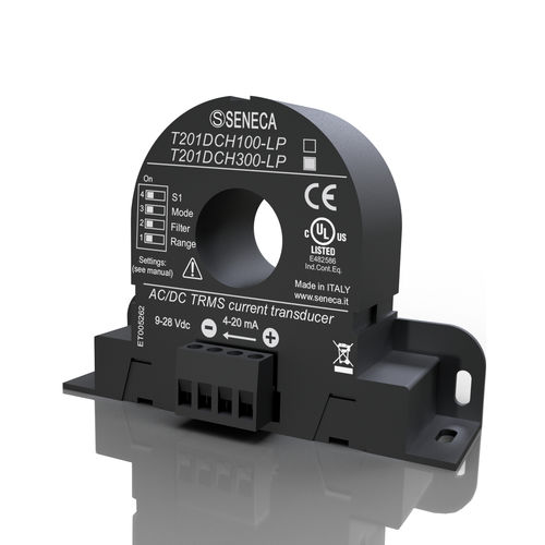 霍尔电流互感器 - T201DCH300-LP - SENECA | AUTOMATION INTERFACES - DIN导轨 / 直流 / 交流