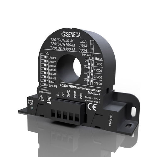 霍尔电流互感器 - T201DCH50-M - SENECA | AUTOMATION INTERFACES - DIN导轨 / 直流 / 交流