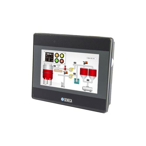 电阻式触摸屏HMI - VISUAL1E - SENECA | AUTOMATION INTERFACES - 面板式 / 480 x 272 / 双核