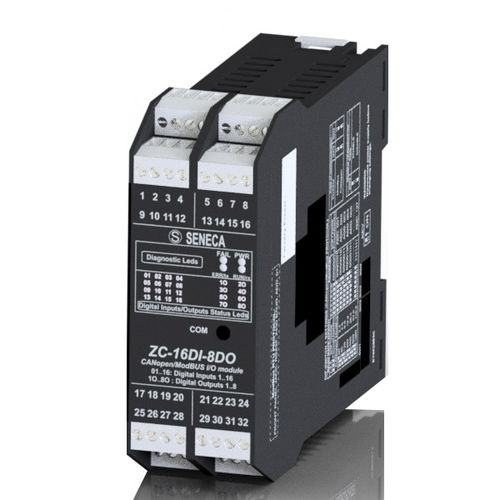 数字I/O模块 - ZC-16DI-8DO - SENECA | AUTOMATION INTERFACES - CANopen / ModBUS RTU / RS485