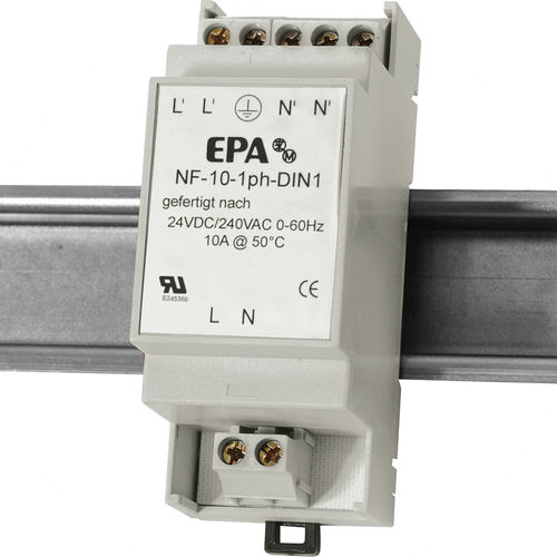 高通滤波器 - NF-1ph-DIN1  - EPA GmbH - 被动 / RFI / 紧凑型