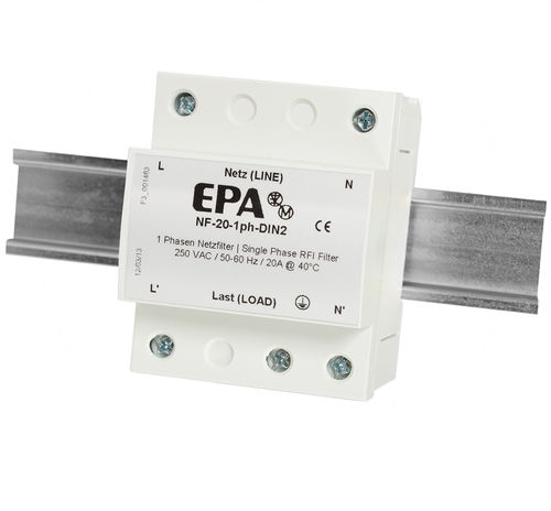 高通滤波器 - NF-1ph-DIN2 - EPA GmbH - 被动 / EMI / 紧凑型