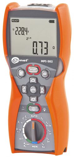 电动安装测试仪 - MPI-502 - Sonel SA - 电压 / 连续性 / 残余电流
