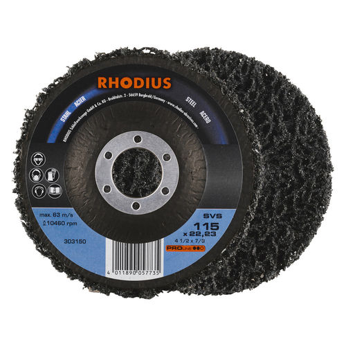 尼龙砂盘 - SVS - RHODIUS - 清洁 / 除锈 / 用于金属