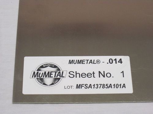 EMI屏蔽薄膜 - MuMETAL® - Magnetic Shield Corporation - 金属