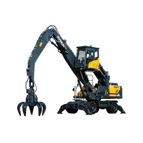 移动式物料处理机 - HW250A MH - Hyundai Construction Equipment Americas, Inc. - 轮胎式