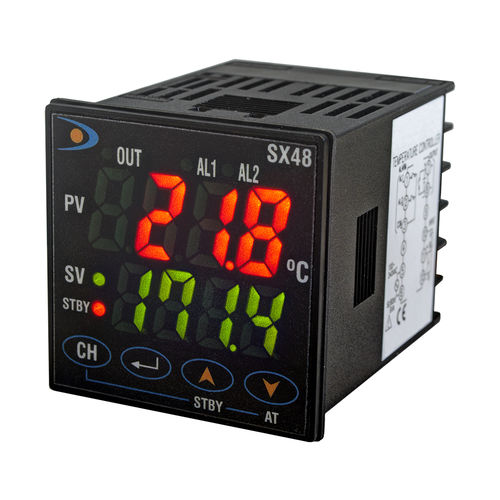双显示屏温度调节器 - Syros SX48 - DITEL - PID / 电热 / 紧凑型