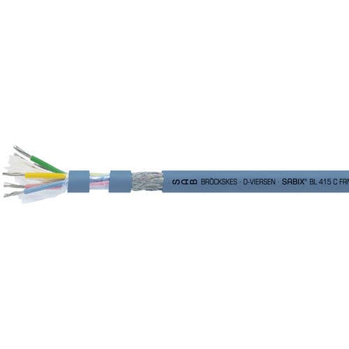 无卤素电缆 - SABIX® BL 415 C FRNC - SAB BROECKSKES GMBH & Co. KG - 数据 / DIN / 绝缘