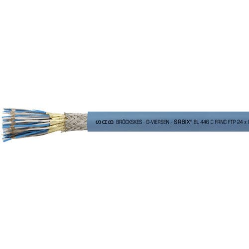 无卤素电缆 - SABIX® BL 446 C FRNC FTP - SAB BROECKSKES GMBH & Co. KG - 数据 / DIN / 绝缘