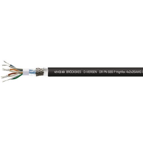 以太网电缆 - DR PN 689 P Highflex - SAB BROECKSKES GMBH & Co. KG - 数据 / RJ45 / 绝缘