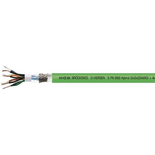 混合电缆 - S PN 668  - SAB BROECKSKES GMBH & Co. KG - 以太网 / RJ45 / 防油