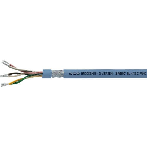 无卤素电缆 - SABIX® BL 445 C FRNC TP - SAB BROECKSKES GMBH & Co. KG - 数据 / DIN / 绝缘