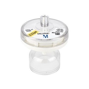 液体过滤器 - Millipak®  - Merck Millipore/默克密理博 - 隔膜 / 实验室 / 聚偏氟乙烯