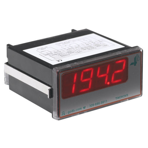 接触式转速仪 - Tacho | TACH3V5 - 4B Braime Components - DIN导轨 / LED显示 / 4位显示