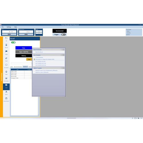 插件软件模块 - IMADA - Excel数据写入 / 力值测量 / Windows