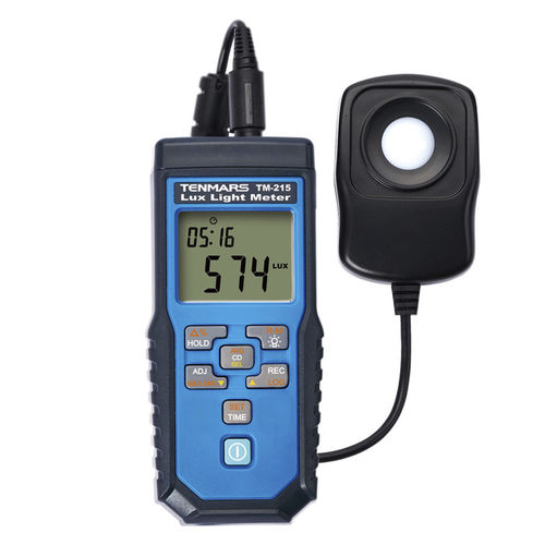 数字照度计 - TM-215 - Tenmars Electronics - 手持式 / 等效黑度勒克斯测量