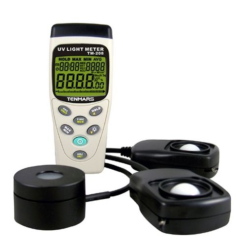 太阳能照度计 - 40 - 400 000 Lux | TM-208 - Tenmars Electronics - 数字