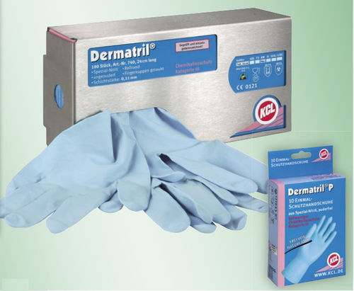 实验室手套 - Dermatril® L 741 - Kächele Cama Latex - 食品工业 / 用于制药业 / 化工