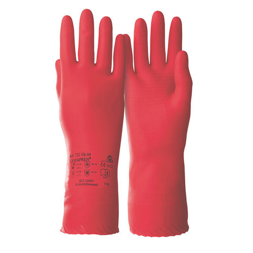 实验室手套 - Camapren® 722 - Kächele Cama Latex - 用于汽车工业 / 化工 / 化学防护