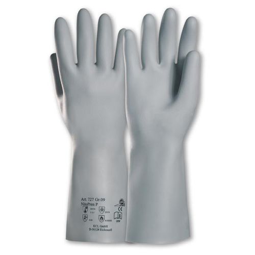 实验室手套 - Nitopren® 717 - Kächele Cama Latex - 用于制药业 / 化工 / 化学防护