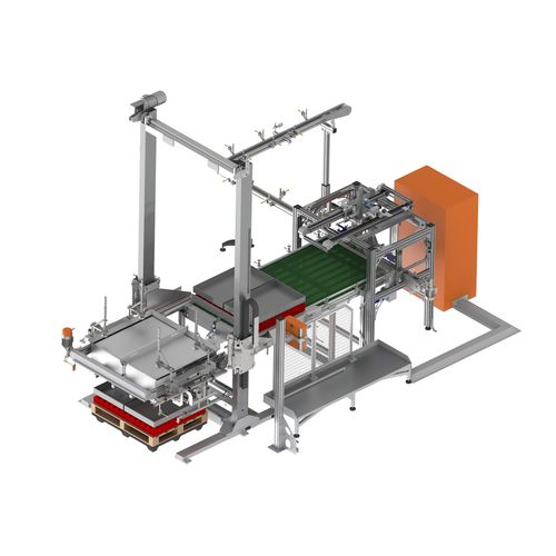 层叠码垛机 - Productive Systems - 柱 / 用于塑料瓶 / 手提式汽油桶