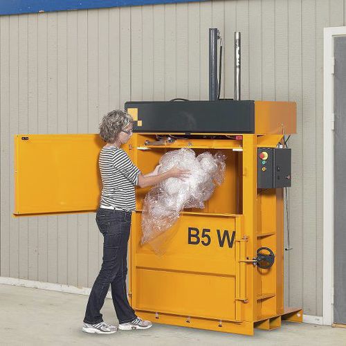 纸板箱打包压缩机 - B5 Wide - Bramidan Balers - 用于纸张 / 用于塑料 / 垂直
