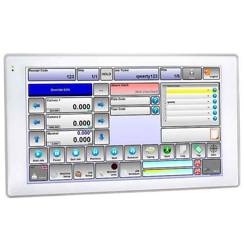 触摸屏人机界面 - HMIS15 - Sipro srl - 面板式 / 1360 x 768 / 安卓7.1