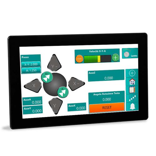 HMI接口显示器 - MTFT15-W - Sipro srl - TFT-LCD / 电容触摸屏式 / 工业