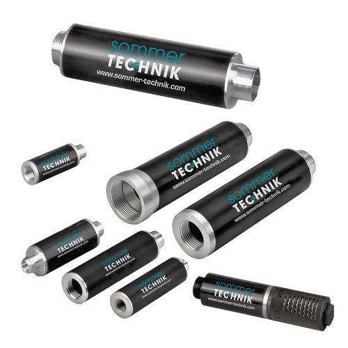 排气消声器 - AA - Sommer-Technik - 真空 / 排气孔用 / 管状