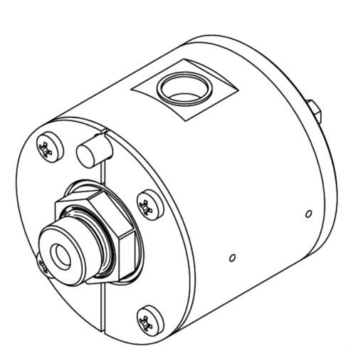 水旋转接头 - 524100024E - SCHLEIFRING GmbH - 用于空气 / 用于油 / 径向