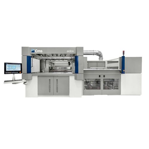 片材加热成型机 - eidos series  - CMS S.p.A. - 塑料空心零件 / 自动 / 真空