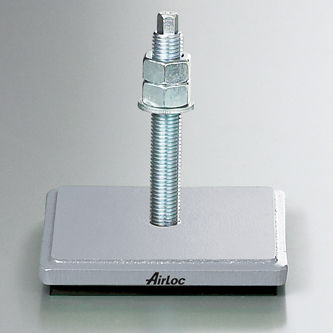 正方形抗震支架 - GLP /B1 series - AirLoc AG - 橡胶 / 用于机器