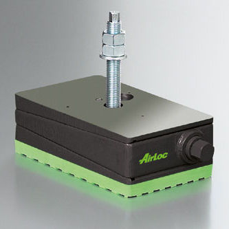 机器脚座 - 2012.1-VRC series - AirLoc AG - 弹性材料 / 防震 / 螺旋式