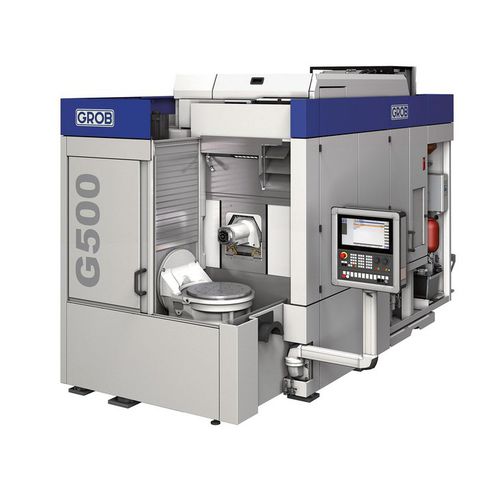 3轴CNC加工中心 - G500 - GROB-WERKE - 卧式 / 用于铝 / 倾斜旋转台式