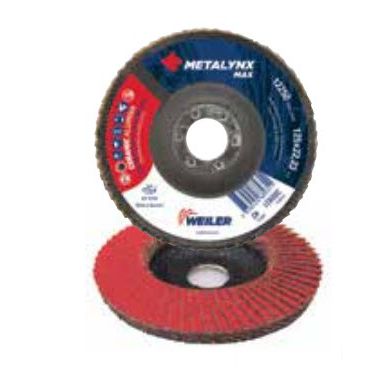 不锈钢百叶轮 - 388931 - Weiler Abrasives - 锆涂层