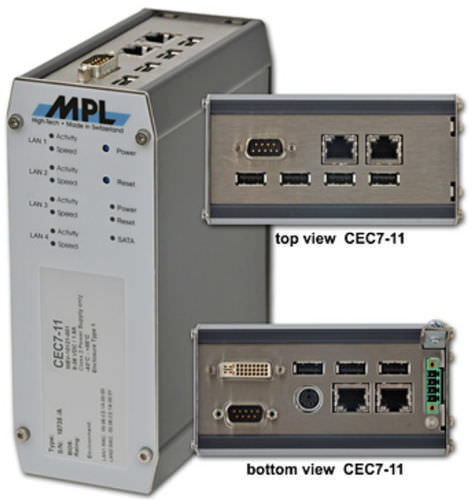 嵌入式电脑 - Intel Atom Z530P, 1.6 GHz | CEC7-X - MPL - Intel® Atom / 以太网 / 紧凑型