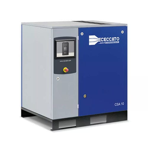 螺杆压缩机 - CSA 7.5 – 20 HP series - Ceccato Aria Compressa - 空气 / 电动式 / 固定式