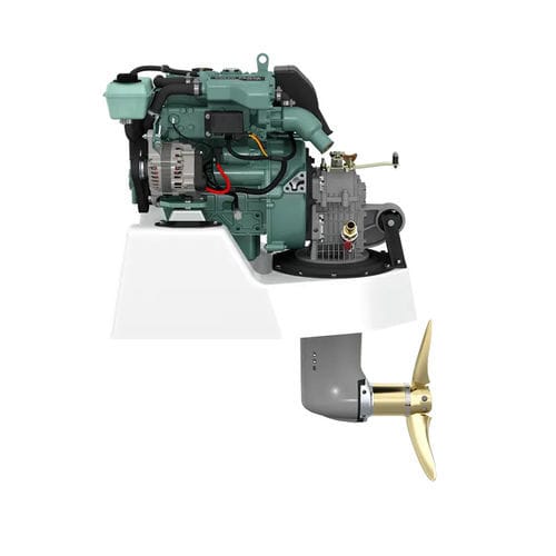 柴油发动机 - D1 series - Volvo Penta - 2气缸 / 气缸 / 在线