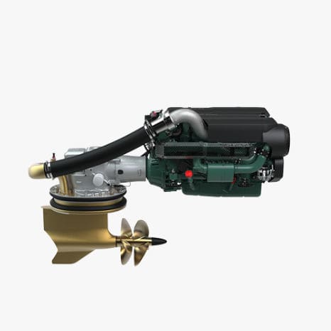 柴油发动机 - D8-IPS series - Volvo Penta - 6气缸 / 共轨式 / 在线
