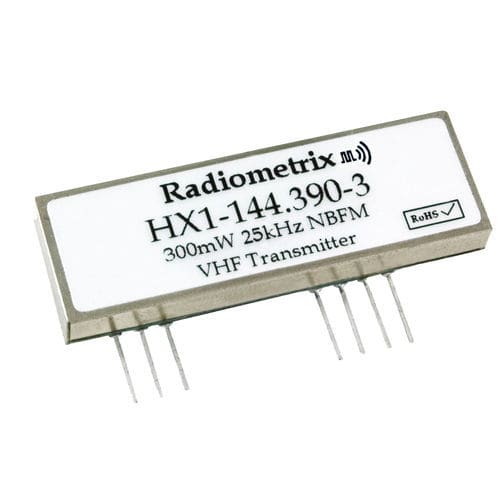 VHF无线电发送器 - HX1 - Radiometrix - RF射频 / 数据 / 安全防护型