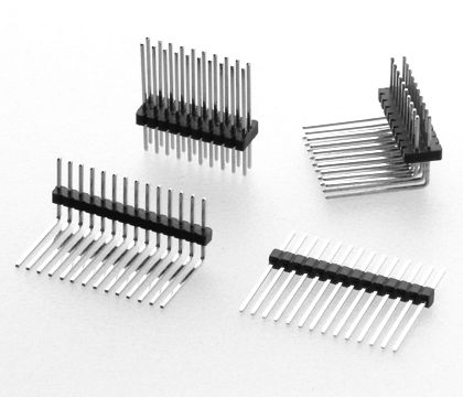 公端排针 - 1 A, 1 mm | 721 series  - W+P PRODUCTS - 单列 / 通孔 / 1.00 mm (0.039")