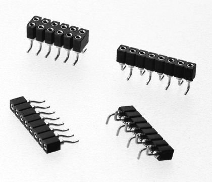 母端排针 - 100 - 150 V, 3 A, 2 mm | 7452 series  - W+P PRODUCTS - 单列 / 机加工 / 2.00 mm (0.079")
