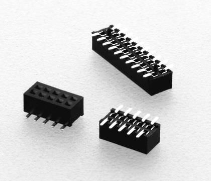母端排针 - 1 A, 1 mm | 7091 series  - W+P PRODUCTS - 双排 / 金触点 / 1.00 mm (0.039")